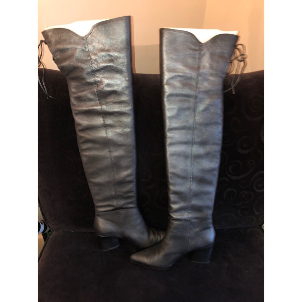 Knee high tall boots